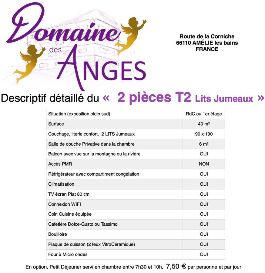 Domaine Des Anges Amélie-les-Bains-Palalda Exterior foto